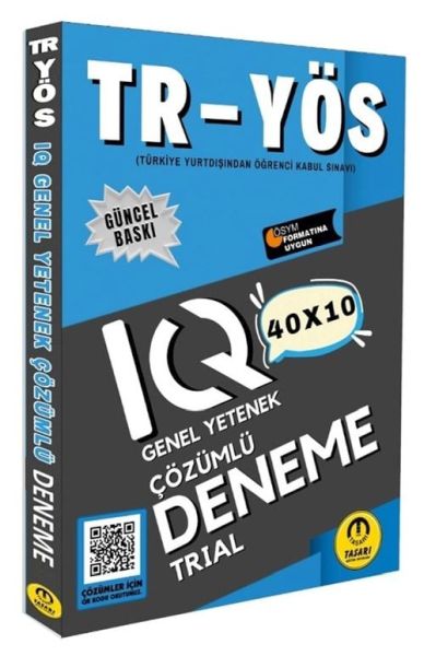 Tasarı 2025 TR YÖS IQ 40X10 Çözümlü Deneme Tasarı 2025 TR YÖS IQ 40X10 Çözümlü Deneme