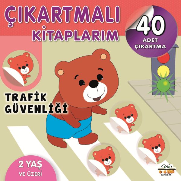 Çıkartmalı Kitaplarım-Trafik Güvenliği Çıkartmalı Kitaplarım-Trafik Güvenliği