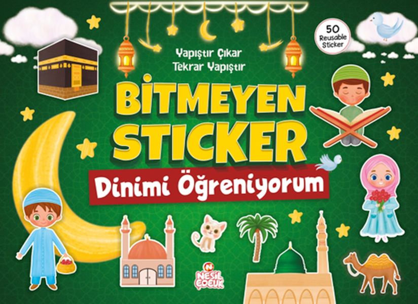 Bitmeyen Sticker - Dinimi Öğreniyorum Bitmeyen Sticker - Dinimi Öğreniyorum