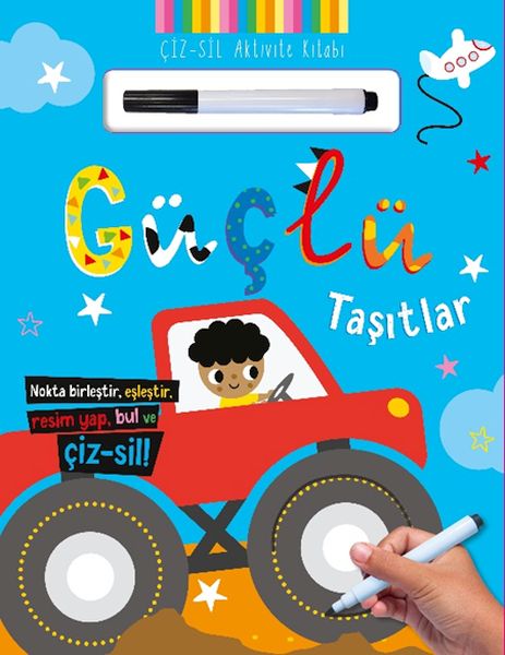 Çiz – Sil Aktivite Kitabı Güçlü Taşıtlar Çiz – Sil Aktivite Kitabı Güçlü Taşıtlar