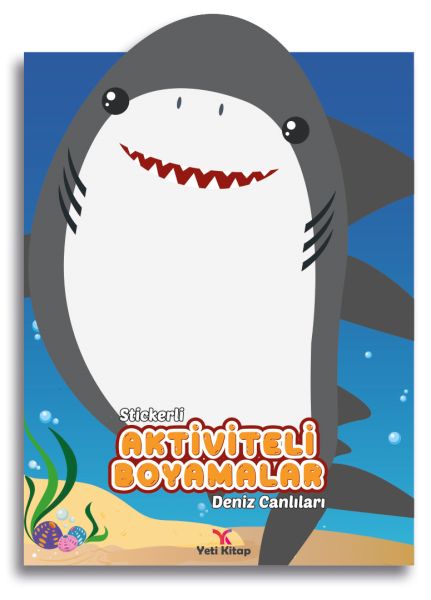 Stickerli Aktivite ve Boyamalar Deniz Canlıları Stickerli Aktivite ve Boyamalar Deniz Canlıları