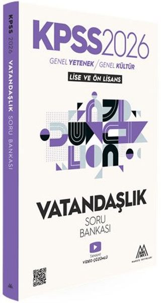 KPSS Vatandaşlık Soru Bankası 2026 KPSS Vatandaşlık Soru Bankası 2026
