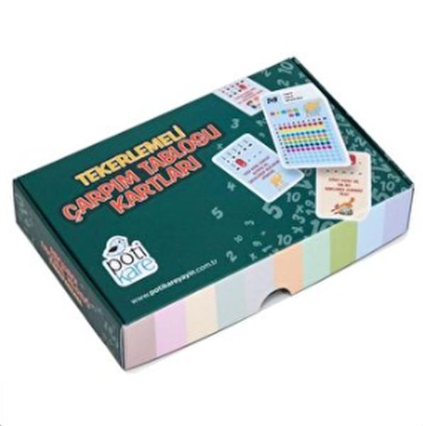 Tekerlemeli Çarpım Tablosu Kartları Tekerlemeli Çarpım Tablosu Kartları