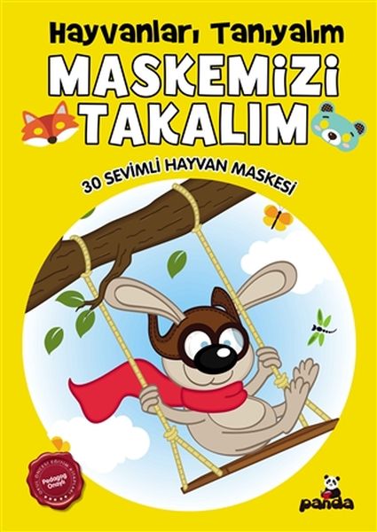 Maskemizi Takalım - Hayvanları Tanıyalım - 30 Sevimli Hayvan Maskesi
