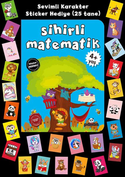 Stickerlı 4+ Yaş Sihirli Matematik Stickerlı 4+ Yaş Sihirli Matematik