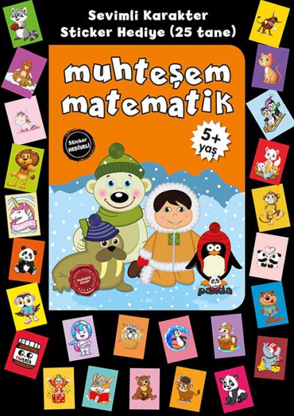 Stickerlı 5+ Yaş Muhteşem Matematik Stickerlı 5+ Yaş Muhteşem Matematik