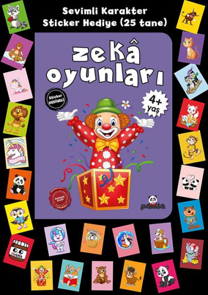 Stickerlı 4+ Yaş Zekâ Oyunları Stickerlı 4+ Yaş Zekâ Oyunları