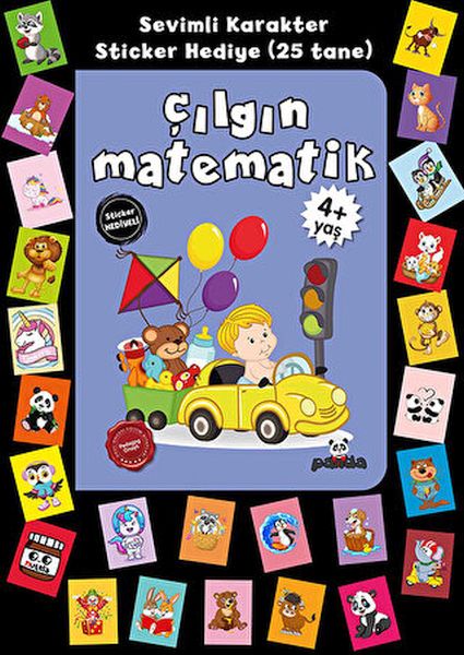 Stickerlı 4+ Yaş Çılgın Matematik Stickerlı 4+ Yaş Çılgın Matematik