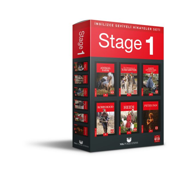 İngilizce Seviyeli Hikayeler Seti - Stage-1 İngilizce Seviyeli Hikayeler Seti - Stage-1