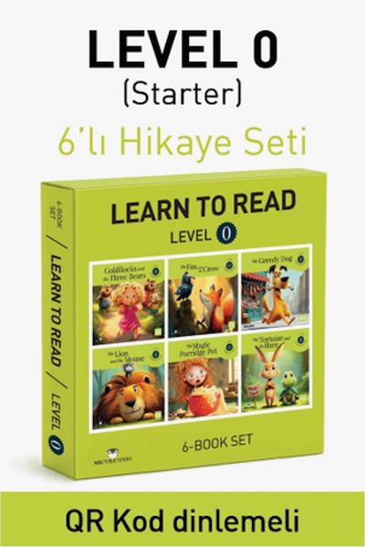 Level 0 Starter İngilizce Hikaye Seti (6 Kitap)