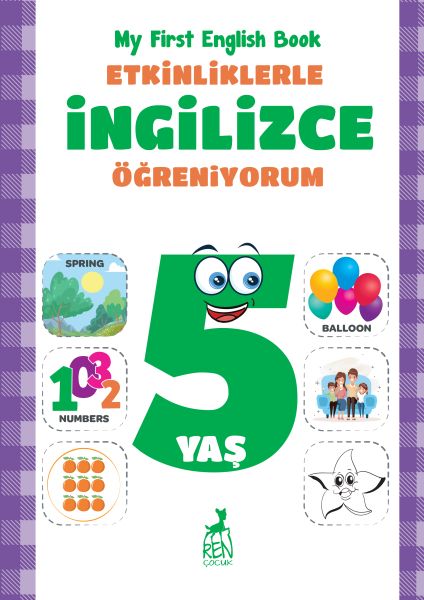 Etkinliklerle İngilizce Öğreniyorum 5 Yaş - My First English Book