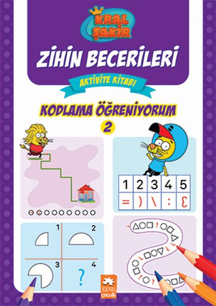 Kodlama Öğreniyorum 2 - Kral Şakir Zihin Becerileri Aktivite Kitabı Kodlama Öğreniyorum 2 - Kral Şakir Zihin Becerileri Aktivite Kitabı