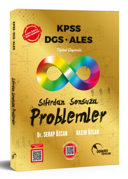Doktrin Yayınları KPSS - DGS - ALES Sıfırdan Sonsuza Problemler Soru Bankası (Dijital Çözümlü) Doktrin Yayınları KPSS - DGS - ALES Sıfırdan Sonsuza Problemler Soru Bankası (Dijital Çözümlü)