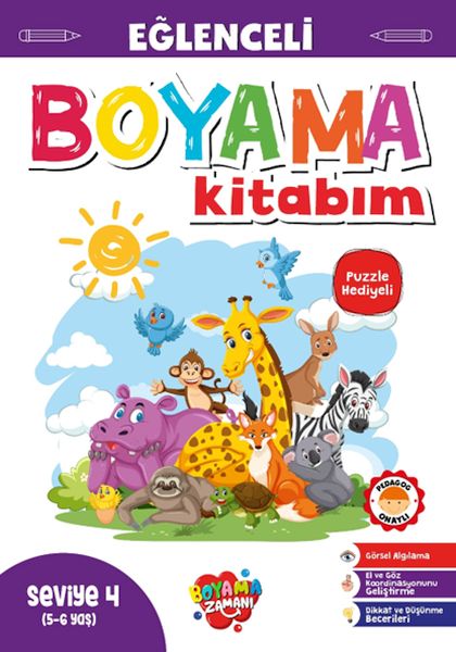 Eğlenceli Boyama – Seviye 4 (5-6 Yaş) Eğlenceli Boyama – Seviye 4 (5-6 Yaş)