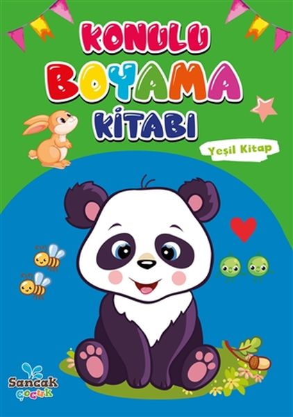 Konulu Boyama Kitabı - Yeşil Kitap Konulu Boyama Kitabı - Yeşil Kitap
