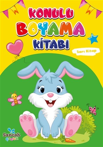 Konulu Boyama Kitabı - Sarı Kitap Konulu Boyama Kitabı - Sarı Kitap