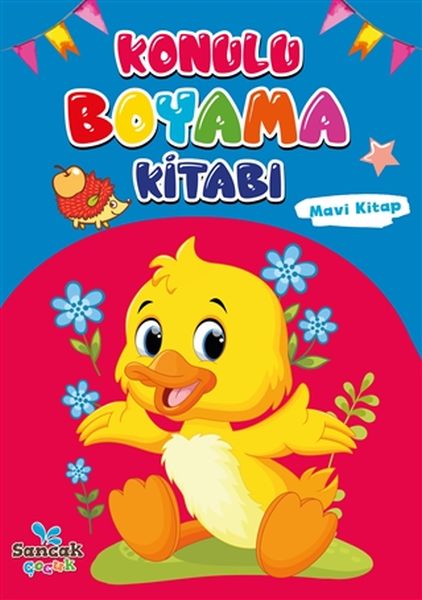Konulu Boyama Kitabı - Mavi Kitap Konulu Boyama Kitabı - Mavi Kitap