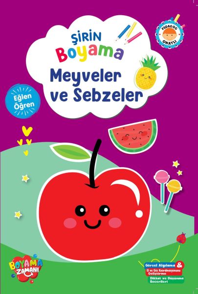 Şirin Boyama – Meyveler ve Sebzeler