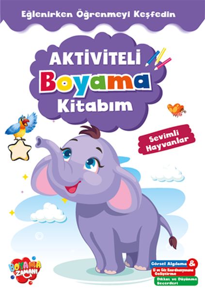 Aktiviteli Boyama Kitabı Sevimli Hayvanlar Aktiviteli Boyama Kitabı Sevimli Hayvanlar