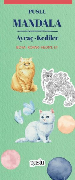 Mandala Ayraç - Kediler