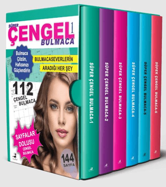 Süper Çengel Bulmaca 6 Kitap Kutulu Set