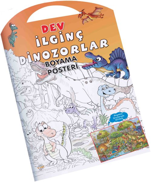 İlginç Dinozorlar Dev Boyama Posteri İlginç Dinozorlar Dev Boyama Posteri