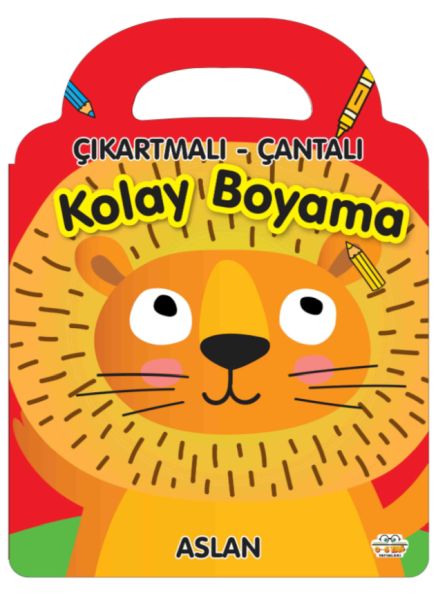 Aslan - Çıkartmalı-Çantalı Kolay Boyama Aslan - Çıkartmalı-Çantalı Kolay Boyama