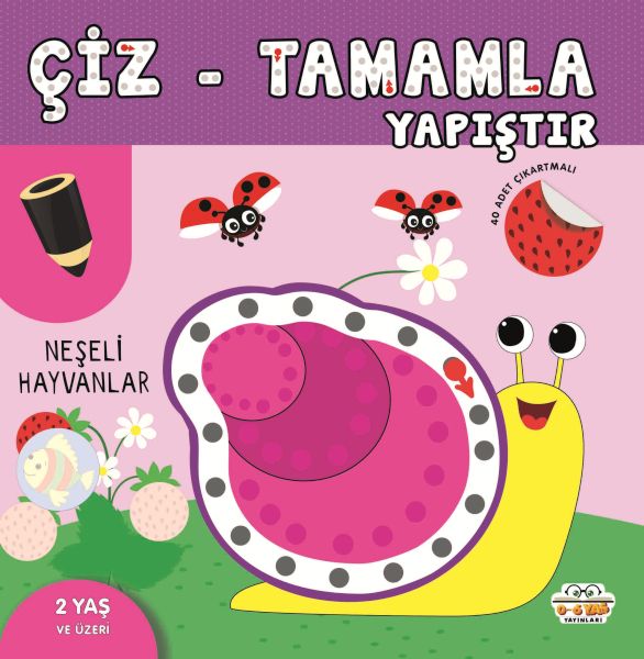 Çiz-Tamamla-Yapıştır Neşeli Hayvanlar Çiz-Tamamla-Yapıştır Neşeli Hayvanlar