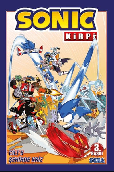 Kirpi Sonic Cilt 5 - Şehirde Kriz Kirpi Sonic Cilt 5 - Şehirde Kriz