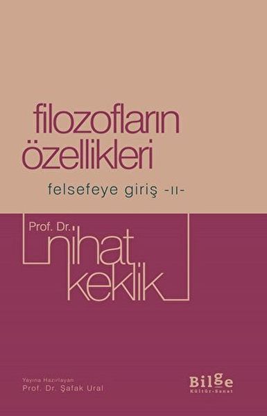 Filozofların Özellikleri Filozofların Özellikleri