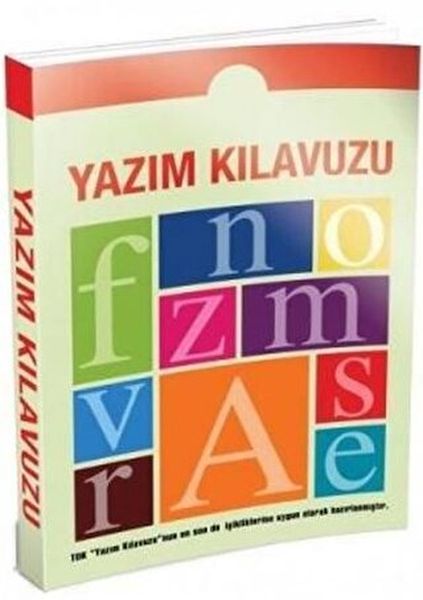 Yazım Kılavuzu Yazım Kılavuzu