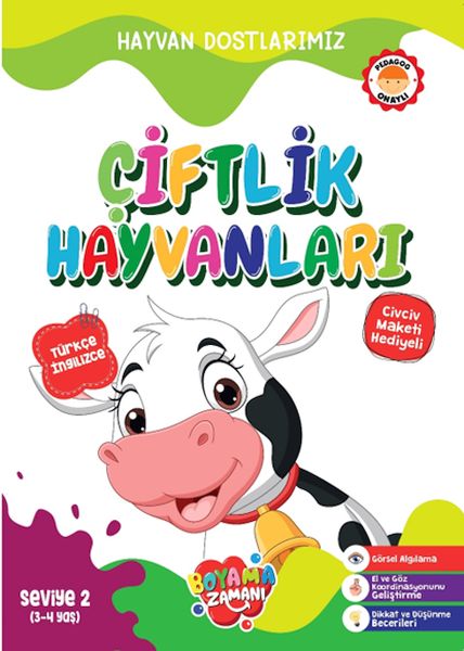 Hayvan Dostlarımız - Çiftlik Hayvanları Seviye 2 (3-4 Yaş) Hayvan Dostlarımız - Çiftlik Hayvanları Seviye 2 (3-4 Yaş)