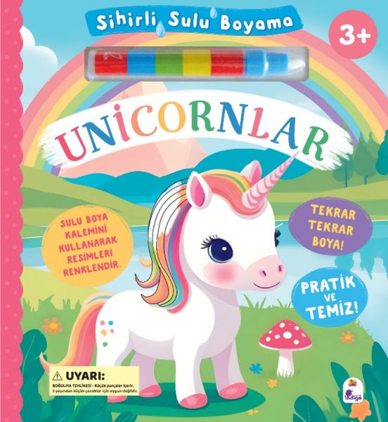 Sihirli Sulu Boyama - Unicornlar Sihirli Sulu Boyama - Unicornlar