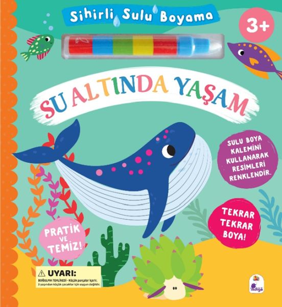 Sihirli Sulu Boyama – Su Altında Yaşam Sihirli Sulu Boyama – Su Altında Yaşam