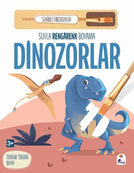 Suyla Rengarenk Boyama - Dinozorlar (Sihirli Fırçasıyla)