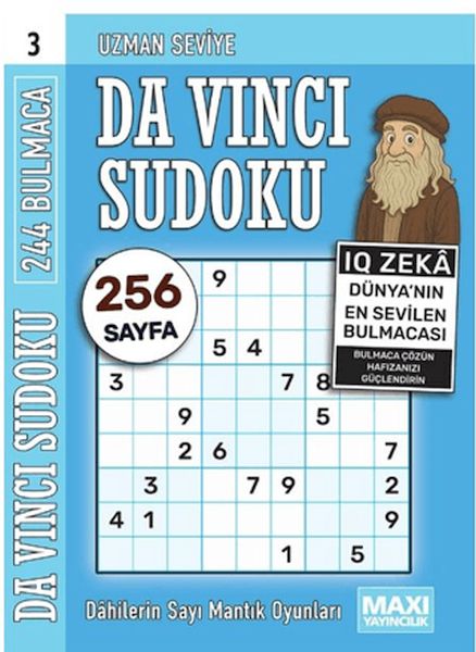 Da Vinci Uzman Sudoku 3 Da Vinci Uzman Sudoku 3