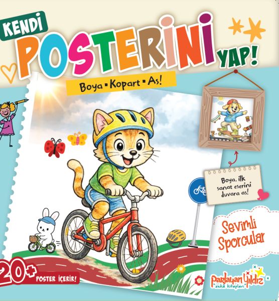 Kendi Posterini Yap! Boya Kopart As! Sevimli Sporcular Kendi Posterini Yap! Boya Kopart As! Sevimli Sporcular