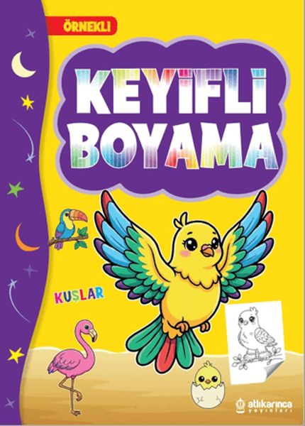 Keyifli Boyama Kuşlar 48 Sayfa Keyifli Boyama Kuşlar 48 Sayfa