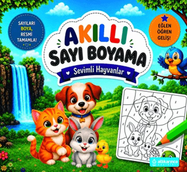 Akıllı Sayı Boyama - Sevimli Hayvanlar Akıllı Sayı Boyama - Sevimli Hayvanlar