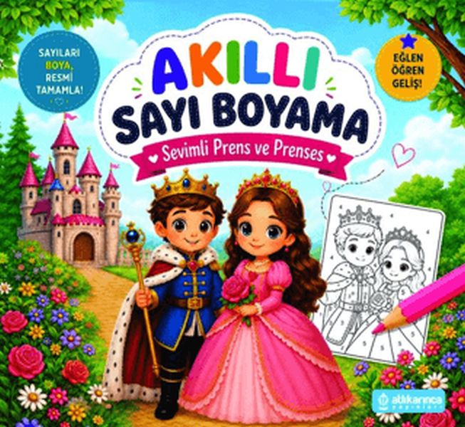 Akıllı Sayı Boyama - Sevimli Prens ve Prensesler Akıllı Sayı Boyama - Sevimli Prens ve Prensesler