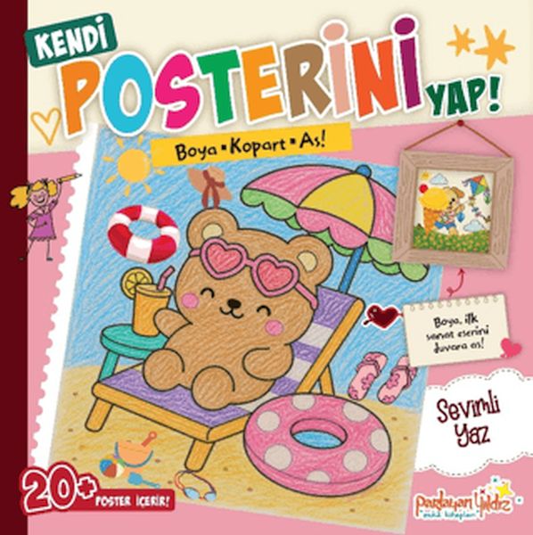 Kendi Posterini Yap! Boya Kopart As! Sevimli Yaz Kendi Posterini Yap! Boya Kopart As! Sevimli Yaz