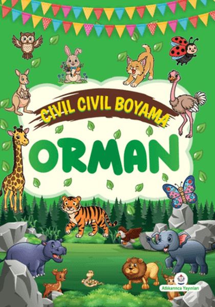 Cıvıl Cıvıl Boyama Orman Cıvıl Cıvıl Boyama Orman