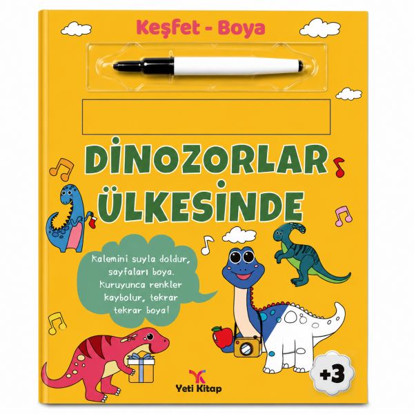 Keşfet Boya Dinozorlar Ülkesinde Keşfet Boya Dinozorlar Ülkesinde