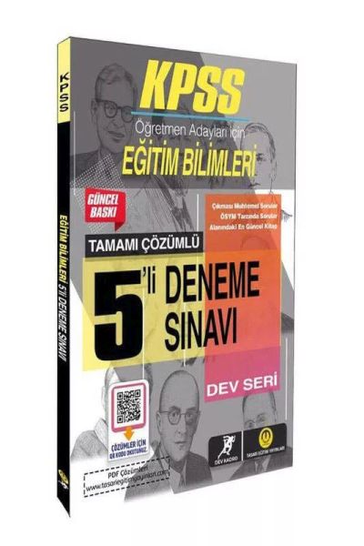 Tasarı 2024 KPSS Dev Kadro - Eğitim Bilimleri 5 Deneme Tasarı 2024 KPSS Dev Kadro - Eğitim Bilimleri 5 Deneme