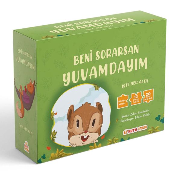 Beni Sorarsan Yuvamdayım-İşte Yer Altı! (Kitap ve Yapboz Seti) Beni Sorarsan Yuvamdayım-İşte Yer Altı! (Kitap ve Yapboz Seti)