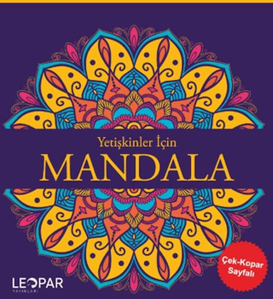 Yetişkinler İçin Mandala - Mor Yetişkinler İçin Mandala - Mor