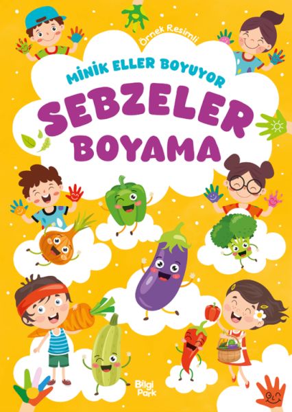 Minik Eller Boyuyor – Sebzeler Boyama Kitabı (Örnek Resimli) Minik Eller Boyuyor – Sebzeler Boyama Kitabı (Örnek Resimli)
