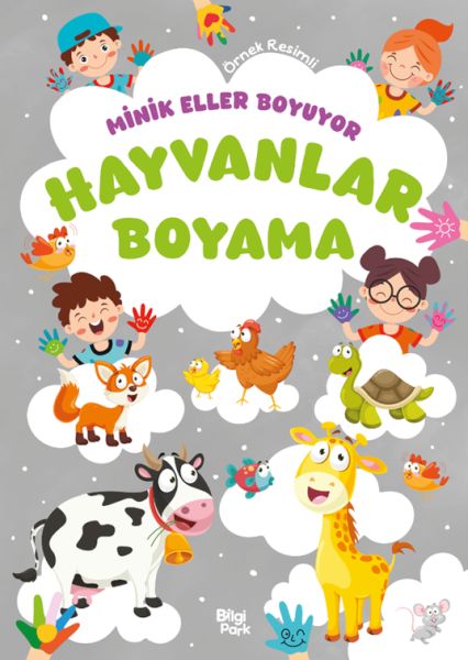 Minik Eller Boyuyor – Hayvanlar Boyama Kitabı (Örnek Resimli) Minik Eller Boyuyor – Hayvanlar Boyama Kitabı (Örnek Resimli)