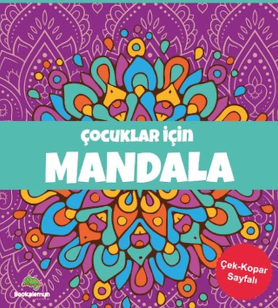 Çocuklar için Mandala - Mor