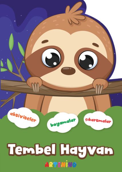 Şekilli Hayvanlar Serisi - Tembel Hayvan Aktivite Boyama Çıkartma Kitabı Şekilli Hayvanlar Serisi - Tembel Hayvan Aktivite Boyama Çıkartma Kitabı